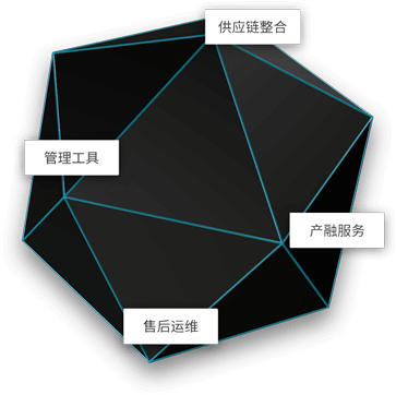 管理工具、供应链整合、产融服务、售后运维